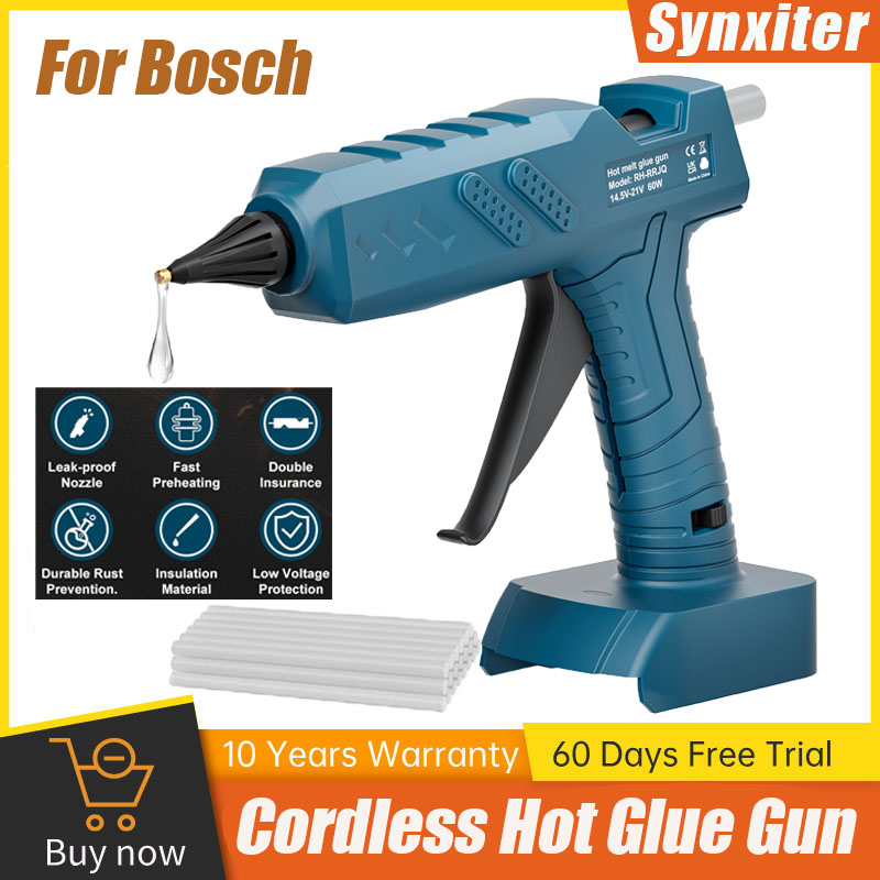 Hot Melt Glue Gun Cordless - Pistolet do kleju na gorąco Synxiter,