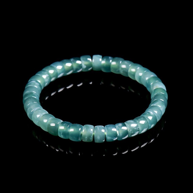 Beading - Naturalny jadeit klasy A w kolorze