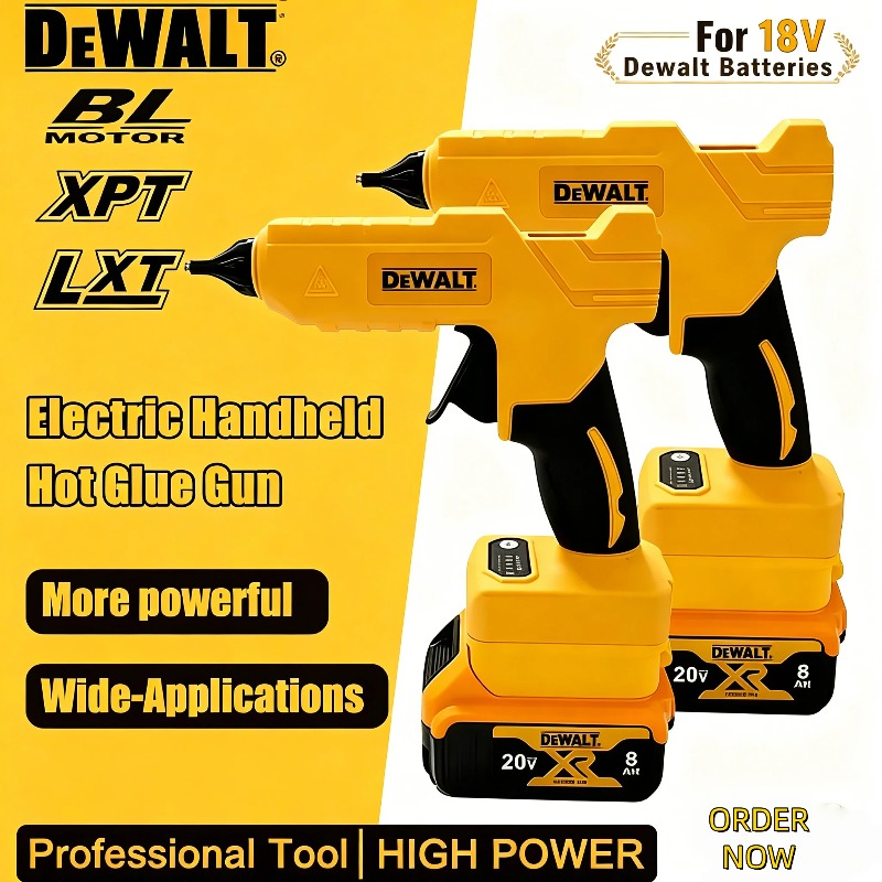 Hot Melt Glue Gun Cordless - Pistolet do kleju na gorąco Dewalt,
