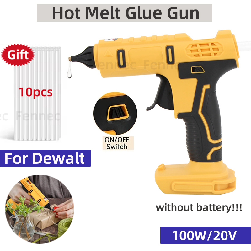 Hot Melt Glue Gun Cordless - Bezprzewodowy elektryczny ręczny pistolet do klejenia