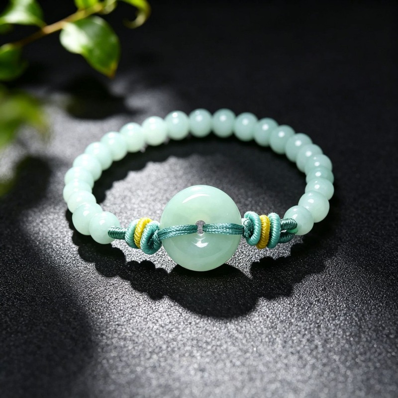 Beading - Naturalny prawdziwy szmaragd, niebieska woda, koraliki