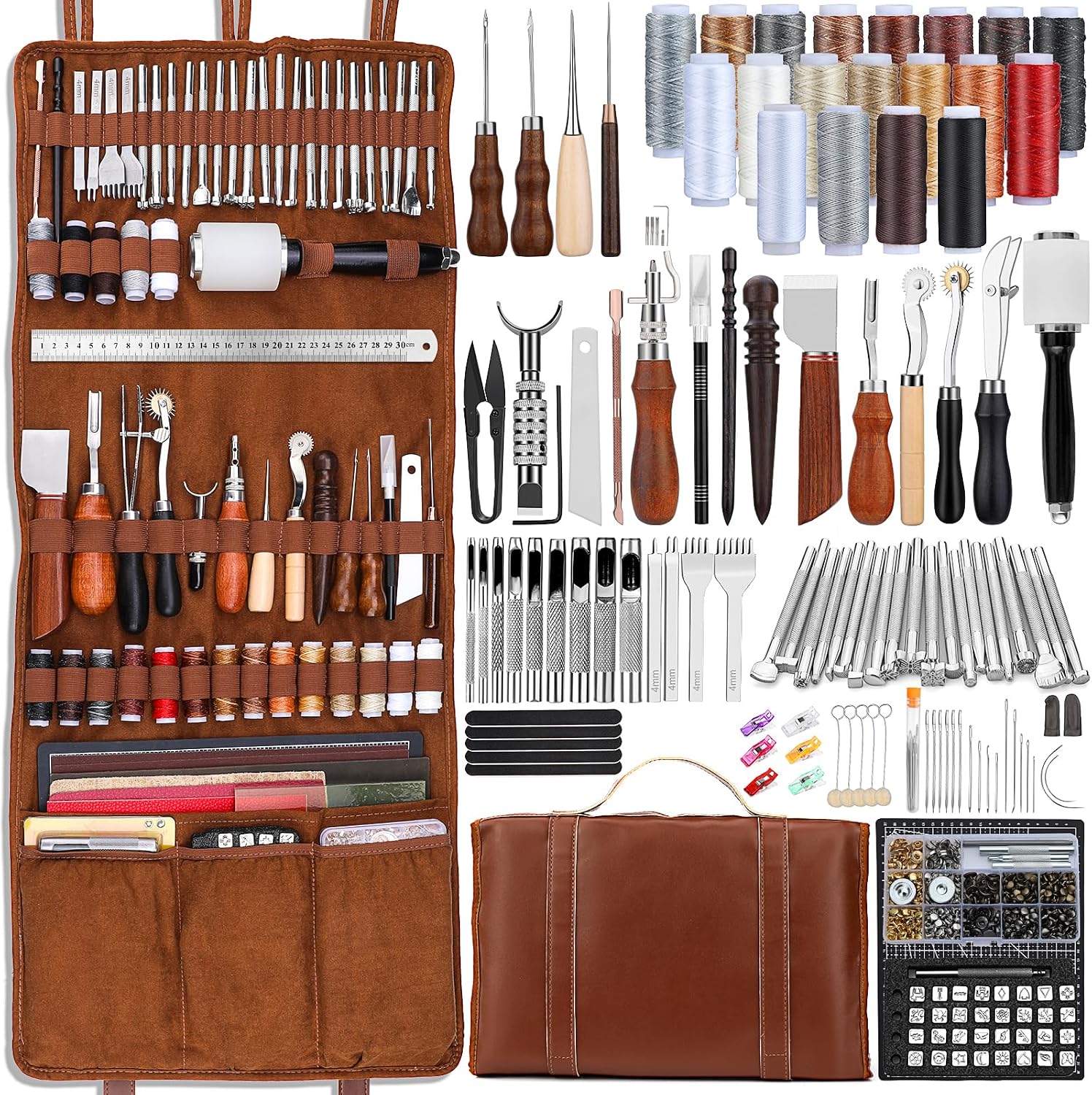 Craft Tools - Zestaw narzędzi do obróbki skóry, narzędzia