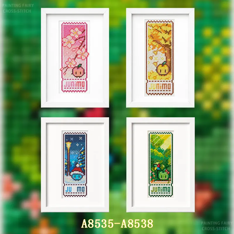 Cross Stitch Stamped Kits Beginners - [A-Four Seasons Series] Zestaw do haftu