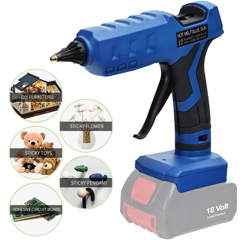 Hot Melt Glue Gun Cordless - Bezprzewodowy pistolet do kleju na gorąco