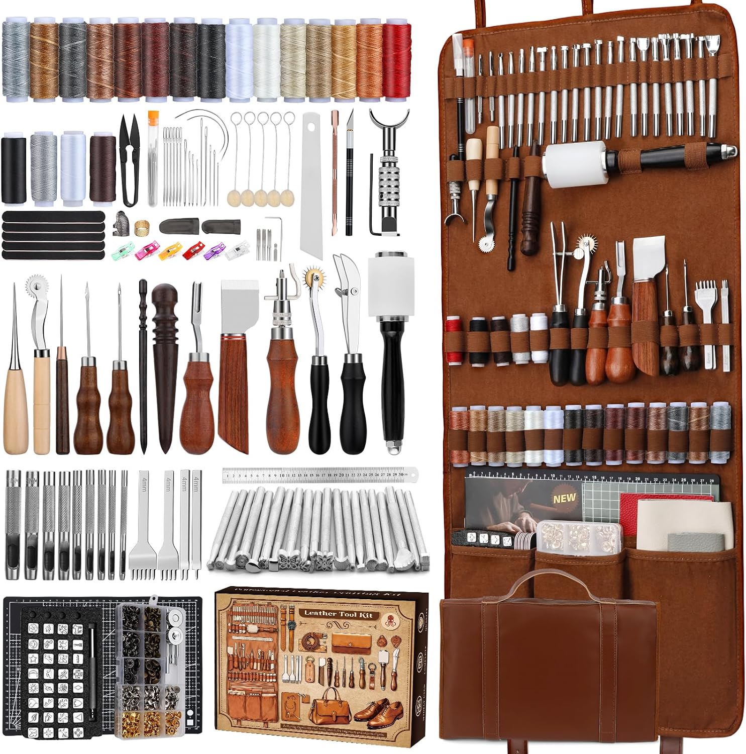 Craft Tools - Zestaw do obróbki skóry, narzędzia do