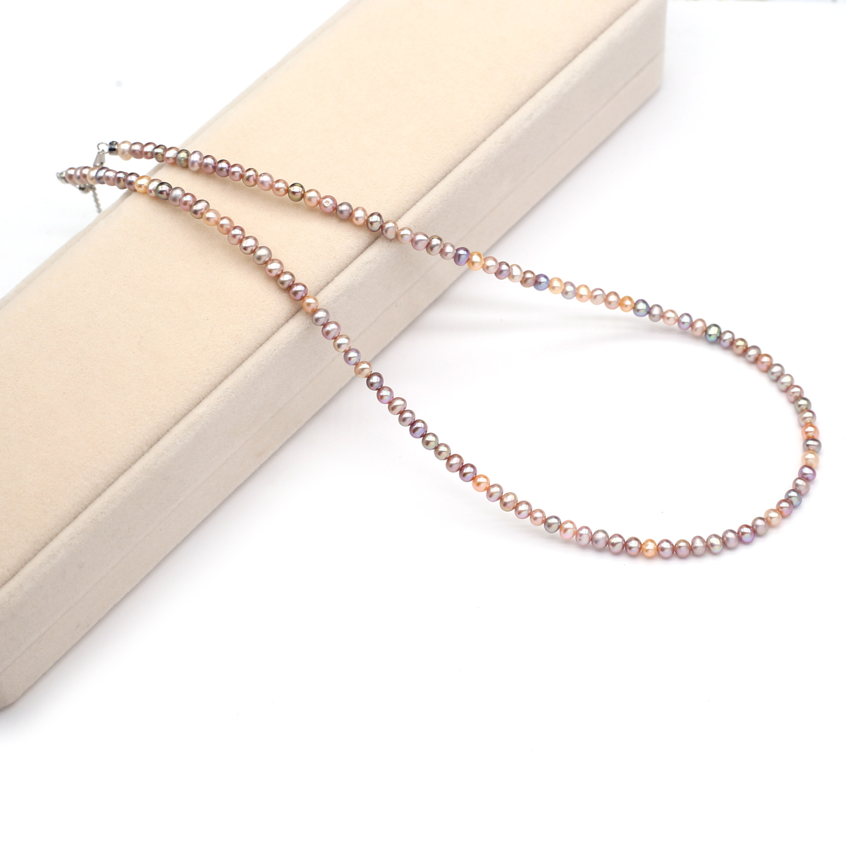 Beading - Naszyjnik z prawdziwych naturalnych pereł słodkowodnych