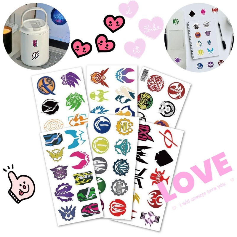 Scrapbooking - 60 arkuszy naklejek z logo Kamen