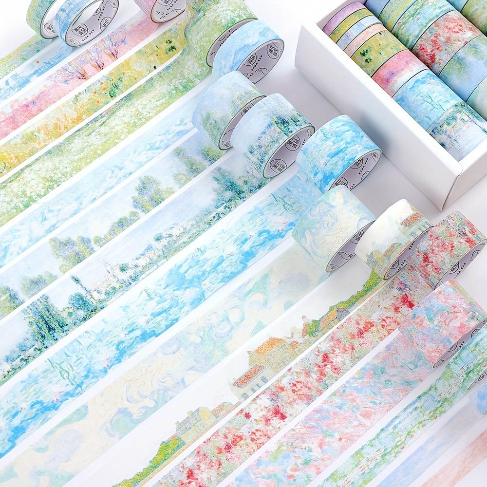 Scrapbooking - Zestaw 20 rolek taśm washi w