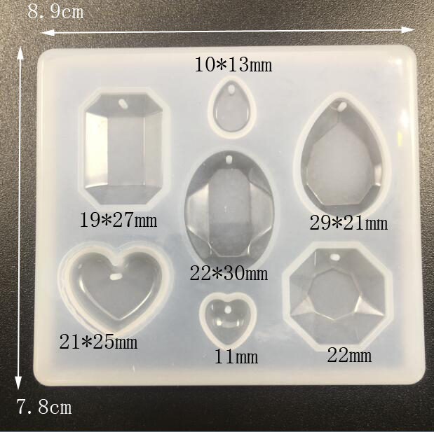 Zestaw 6 silikonowych form do  – Silicone Epoxy Resin Molds Set recenzja i cena