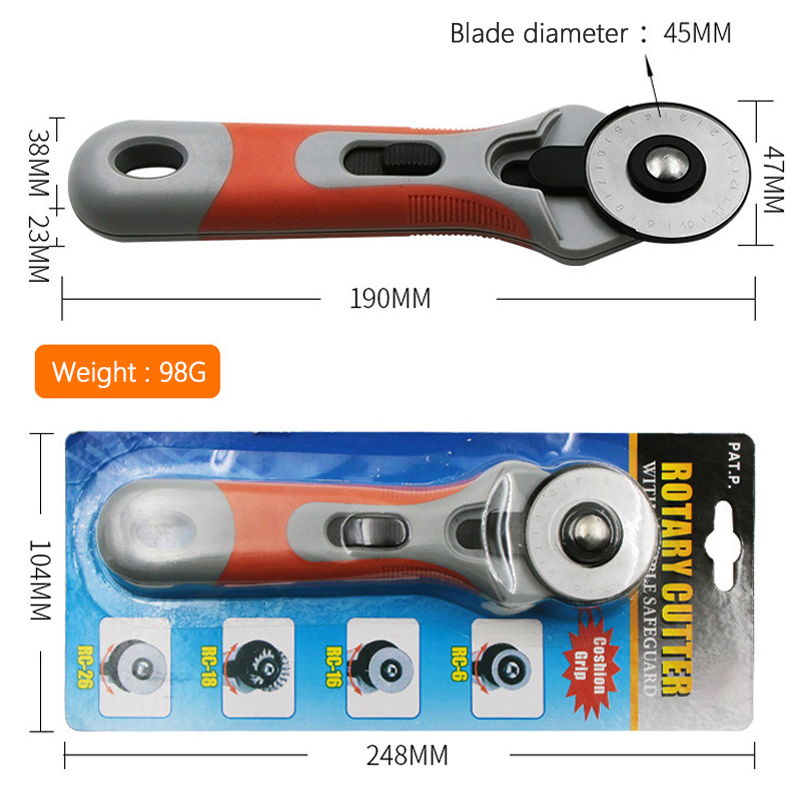 Obcinak do skóry 45mm, obrotow – Rotary Cutter For Fabric 45Mm recenzja i cena