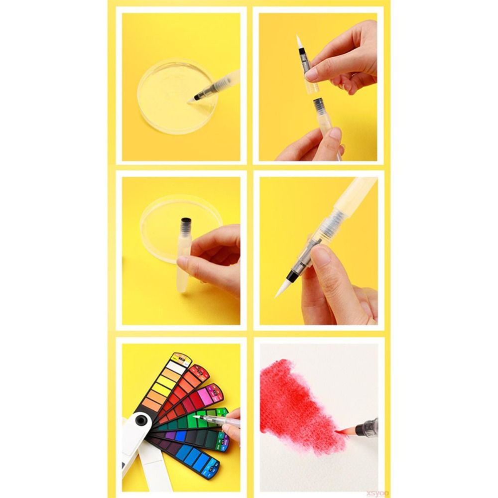 Przenośny składany zestaw farb – Watercolor Paint Set Solid Pigment recenzja i cena