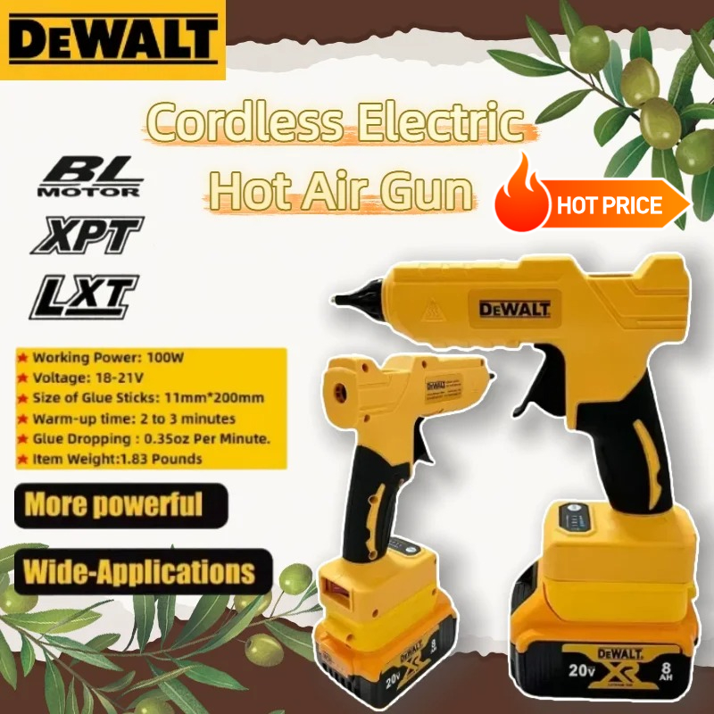 Pistolet do kleju na gorąco De – Hot Melt Glue Gun Cordless recenzja i cena