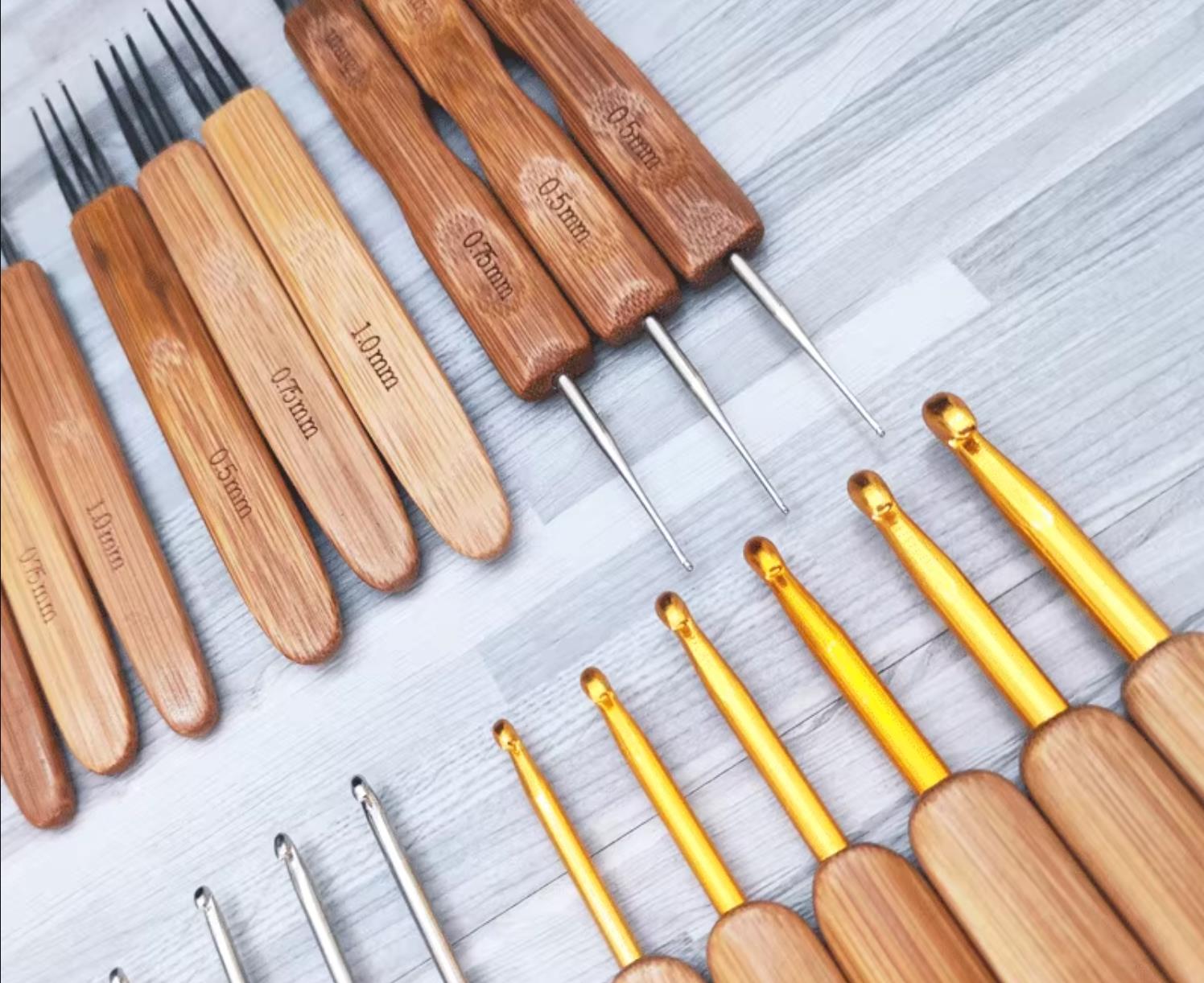 Bambusowe drewniane uchwyty sz – Wooden Crochet Hooks Ergonomic Handle recenzja i cena
