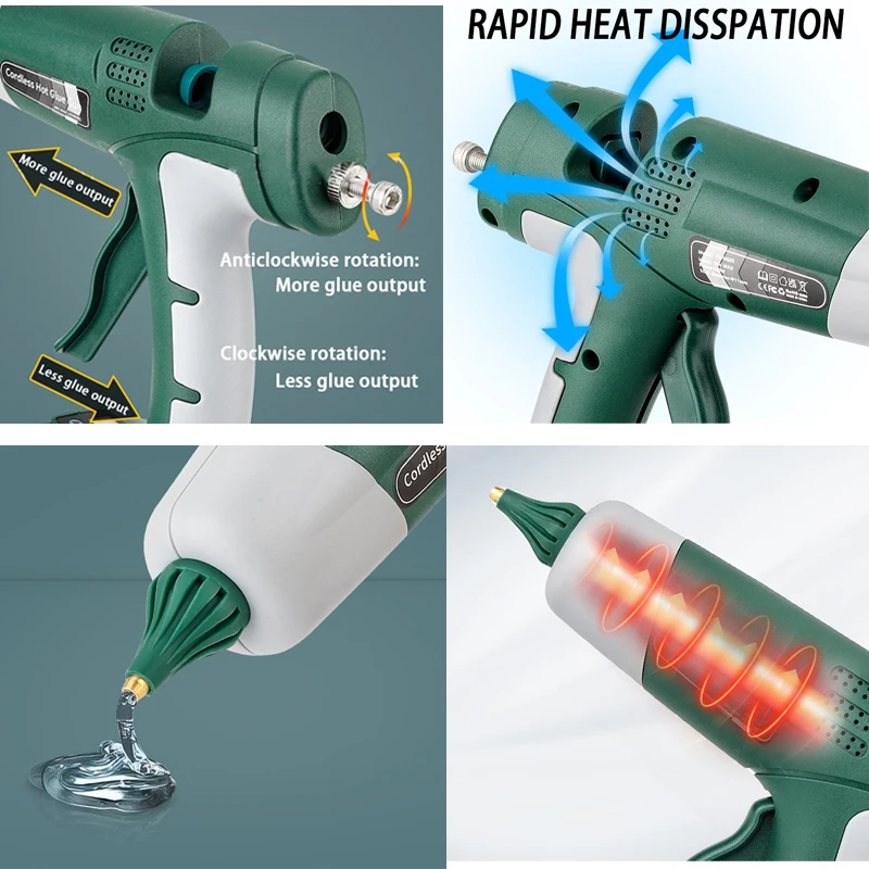 Pistolet do kleju na gorąco 10 – Hot Melt Glue Gun Cordless recenzja i cena