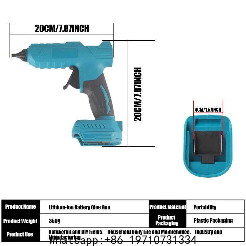 Bezprzewodowy elektryczny pist – Hot Melt Glue Gun Cordless recenzja i cena