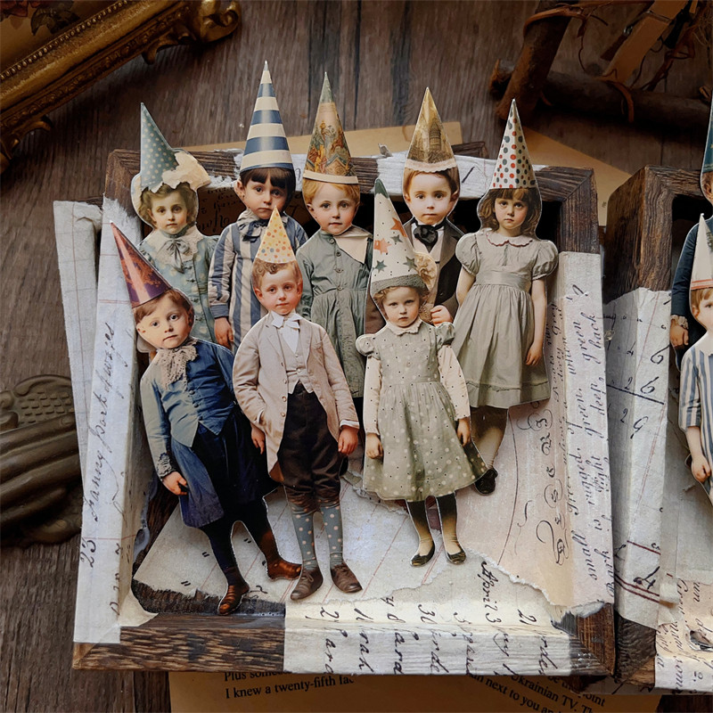 15 szt. Vintage Klaun Party Dz – Vintage Junk Journal Scrapbooking Paper recenzja i cena