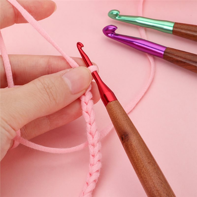A59Z - Ergonomiczne drewniane  – Wooden Crochet Hooks Ergonomic Handle recenzja i cena
