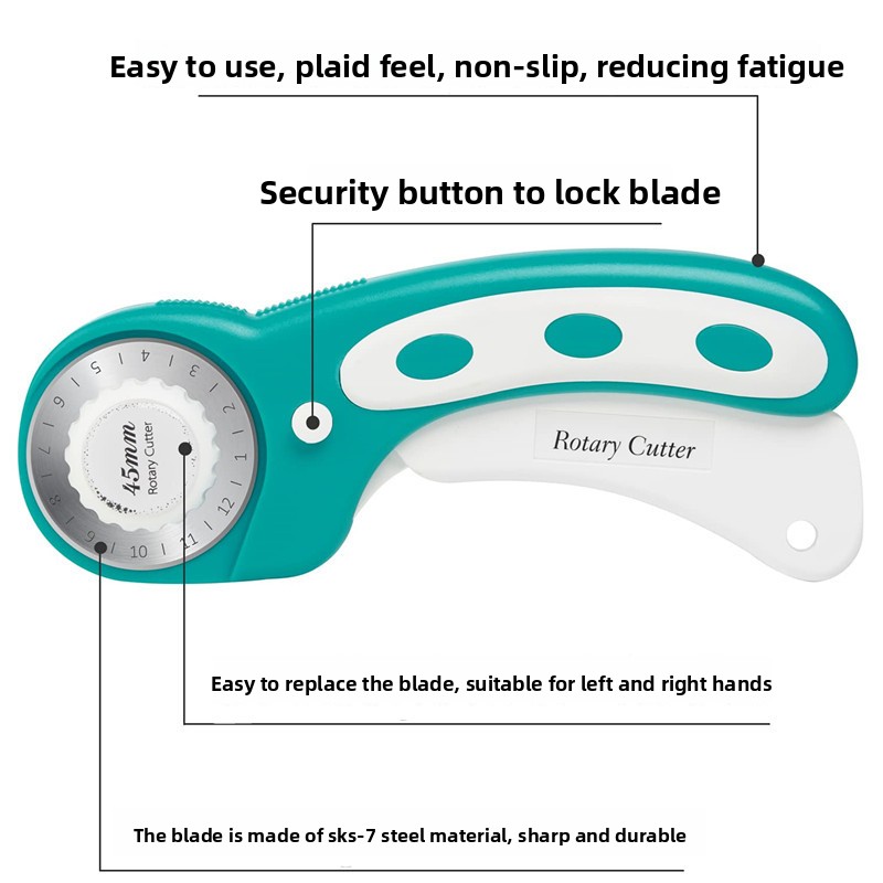 Obcinak rotacyjny 45 mm do tka – Rotary Cutter For Fabric 45Mm recenzja i cena