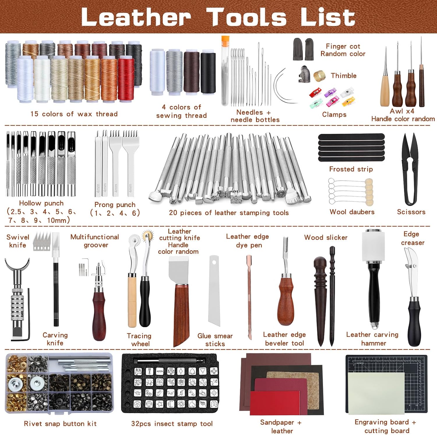 Zestaw narzędzi do obróbki skó – Craft Tools recenzja i cena