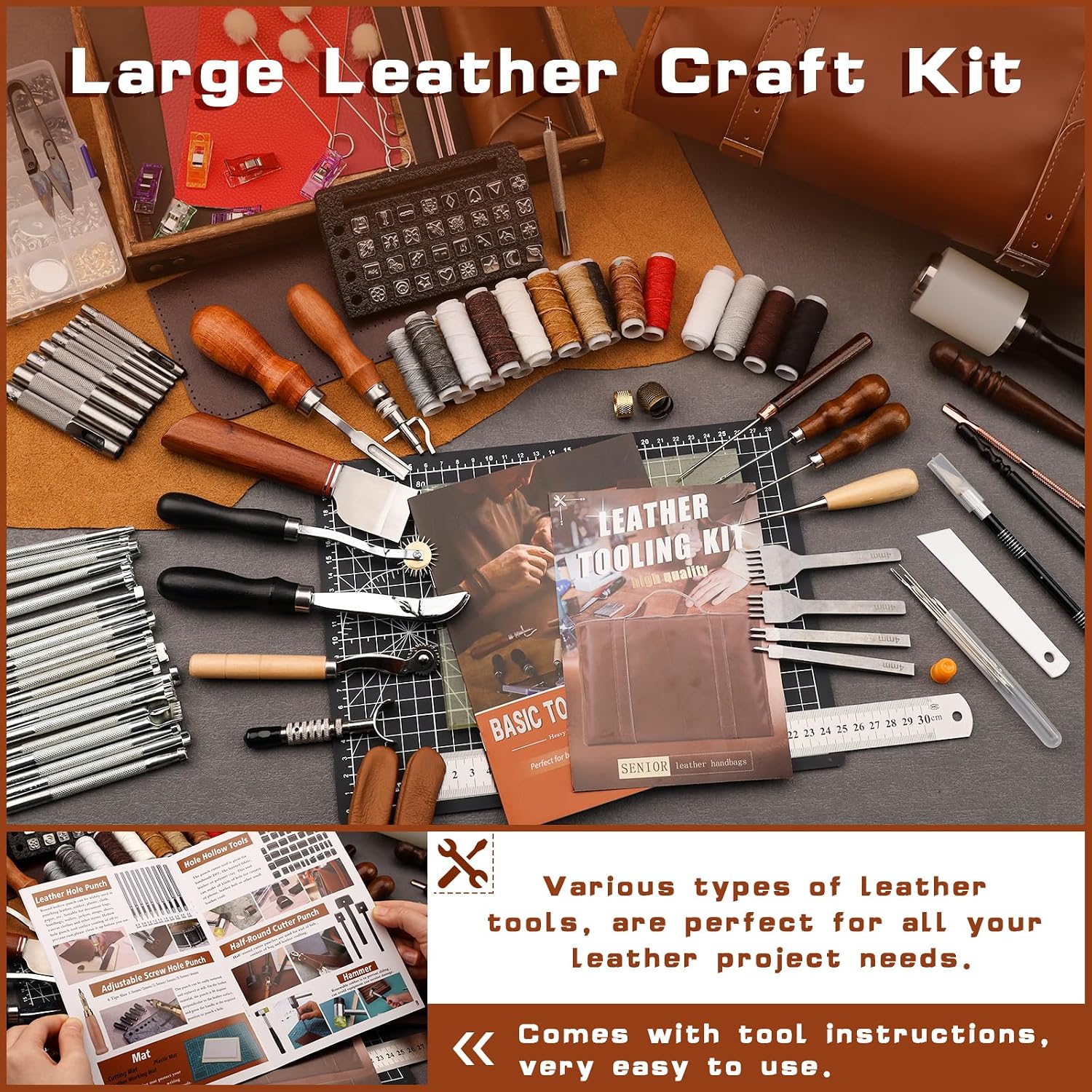 Zestaw narzędzi do obróbki skó – Craft Tools recenzja i cena