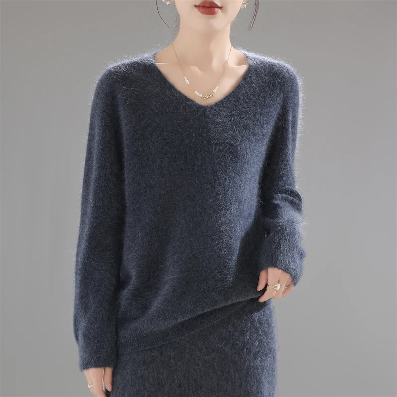 Damski sweter z wełny merino 1 – Embroidery recenzja i cena