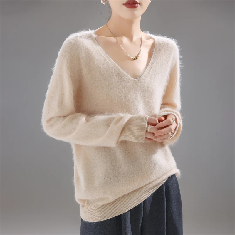 Damski sweter z wełny merino 1 – Embroidery recenzja i cena