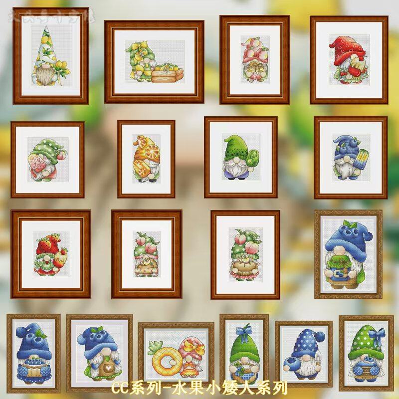 【Seria CC - Seria Owocowe Gnom – Cross Stitch Stamped Kits Beginners recenzja i cena