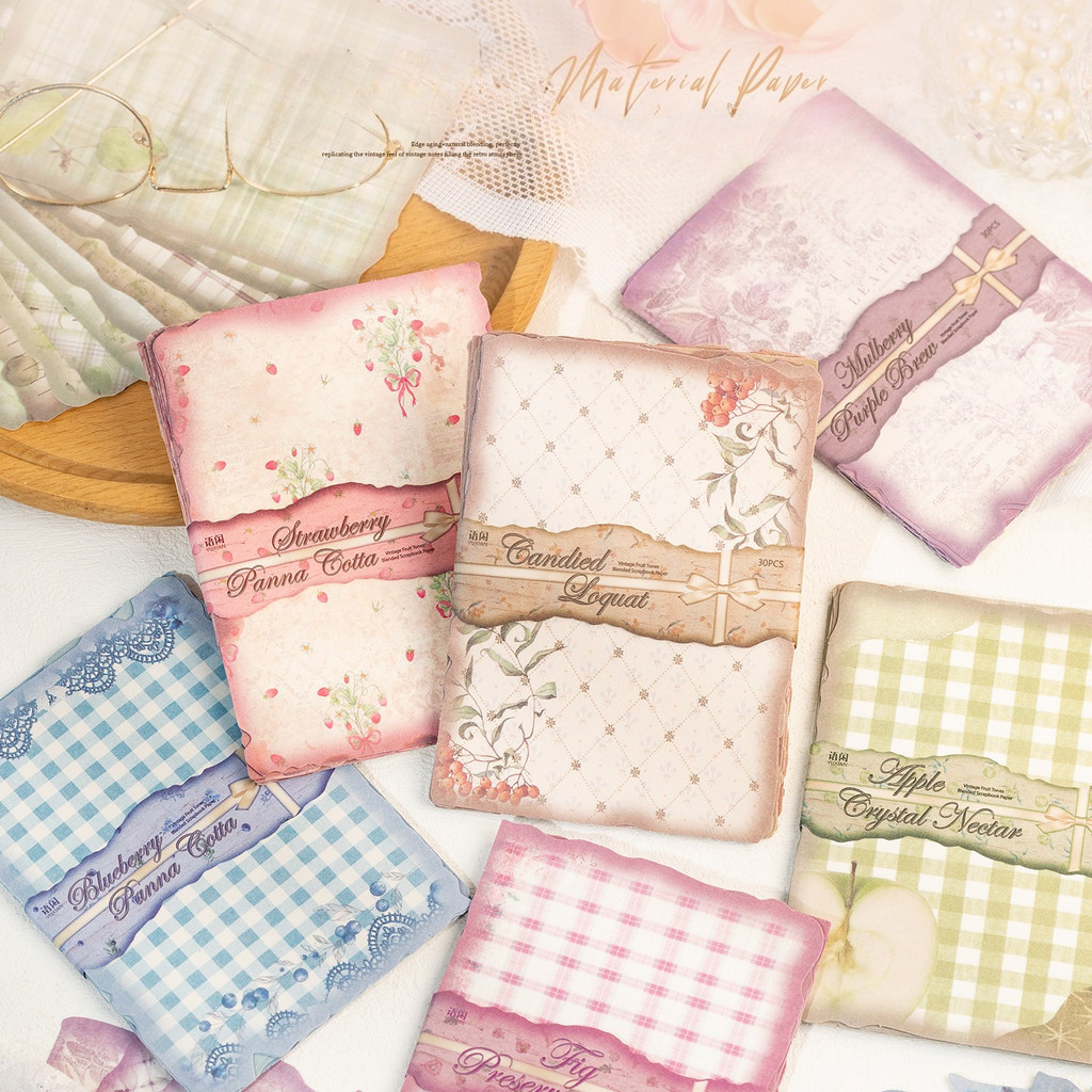 30 arkuszy papieru w stylu vin – Vintage Junk Journal Scrapbooking Paper recenzja i cena