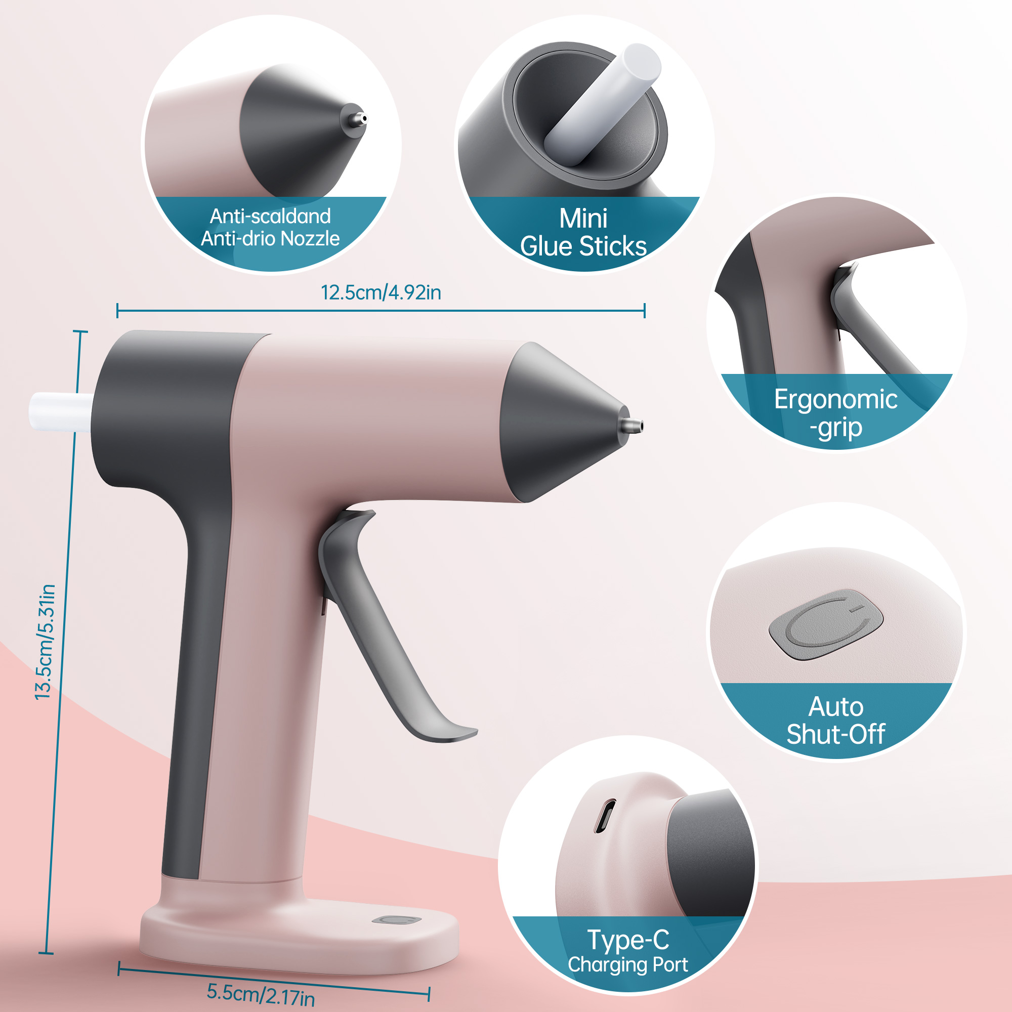 Bezprzewodowy pistolet do klej – Hot Melt Glue Gun Cordless recenzja i cena