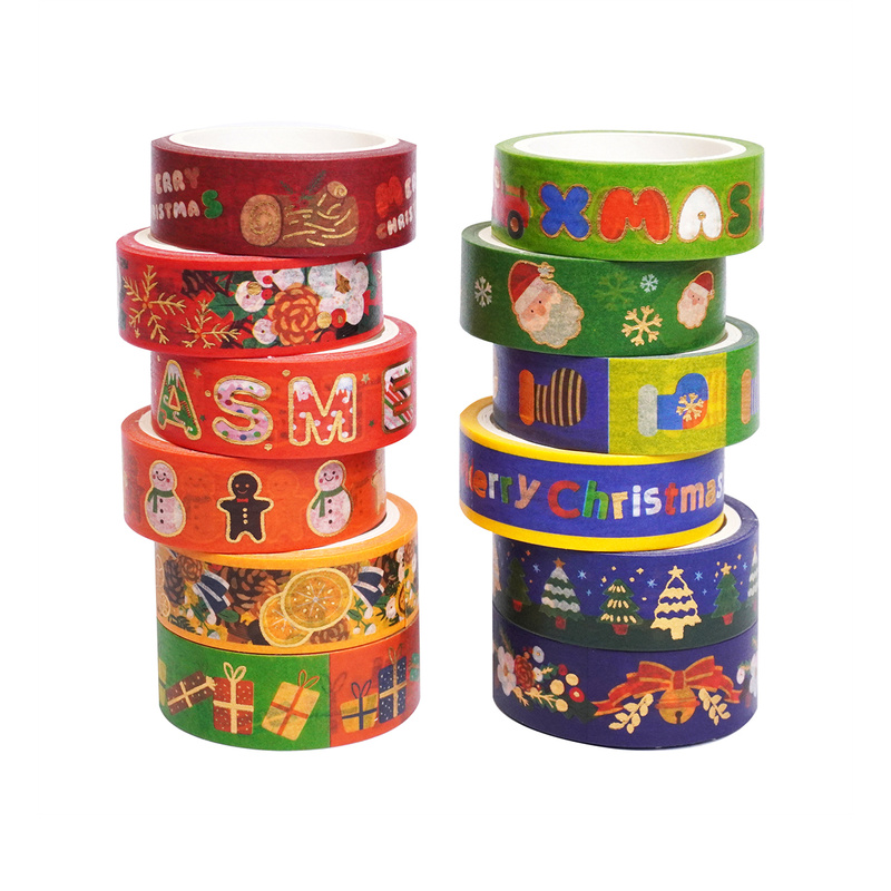12 rolek taśmy washi z motywam – Scrapbooking recenzja i cena