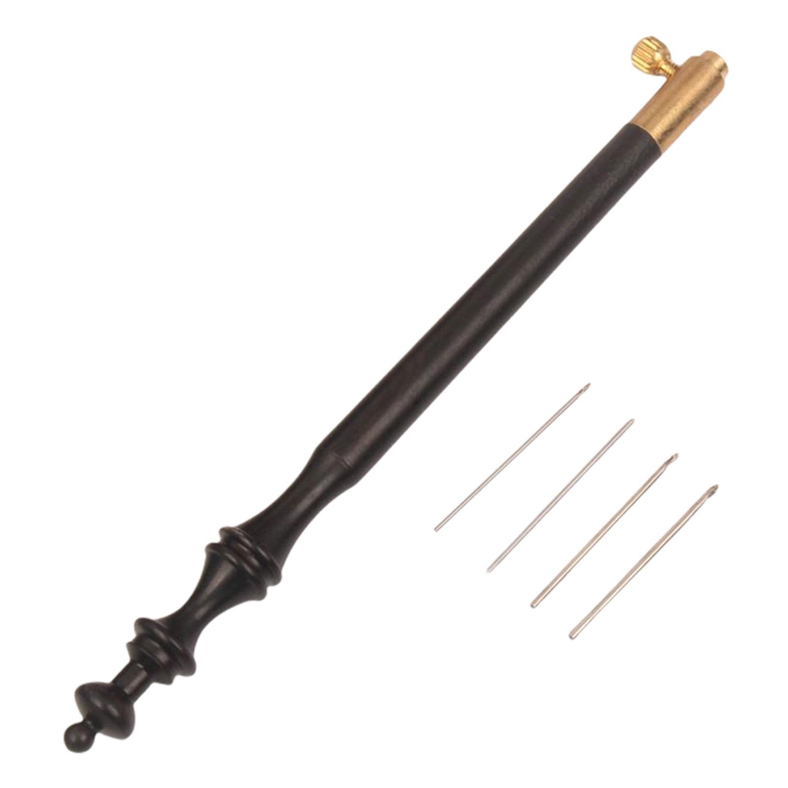 Zestaw narzędzi do haftowania, – Wooden Crochet Hooks Ergonomic Handle recenzja i cena