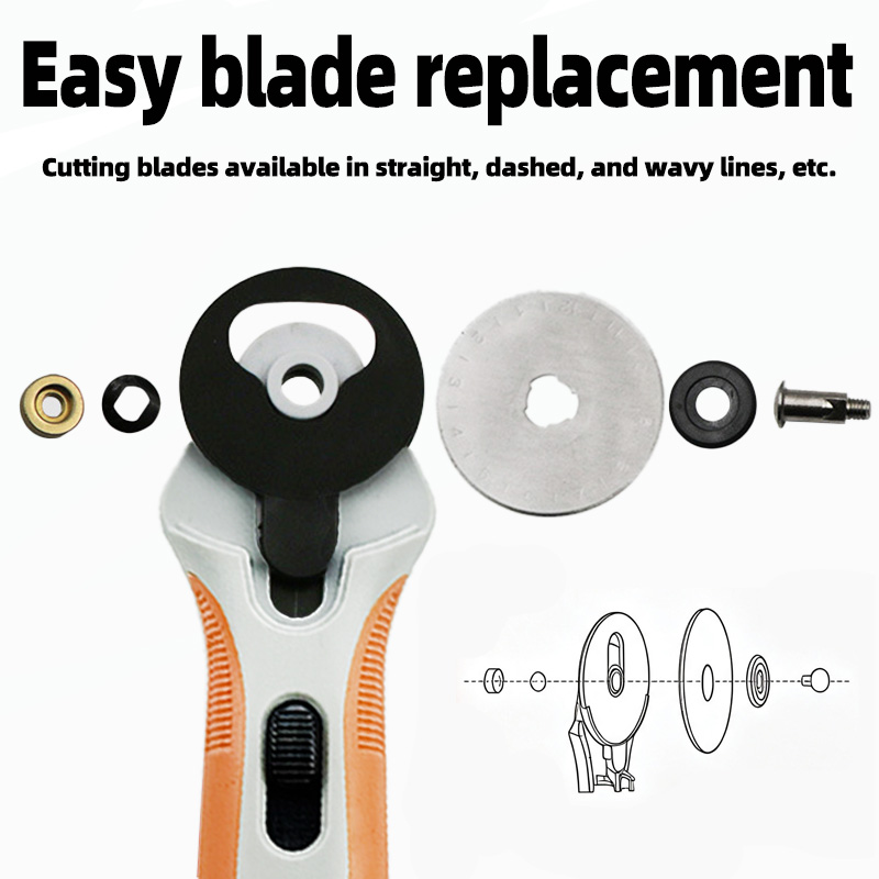 Obcinak rotacyjny 45 mm, nóż r – Rotary Cutter For Fabric 45Mm recenzja i cena