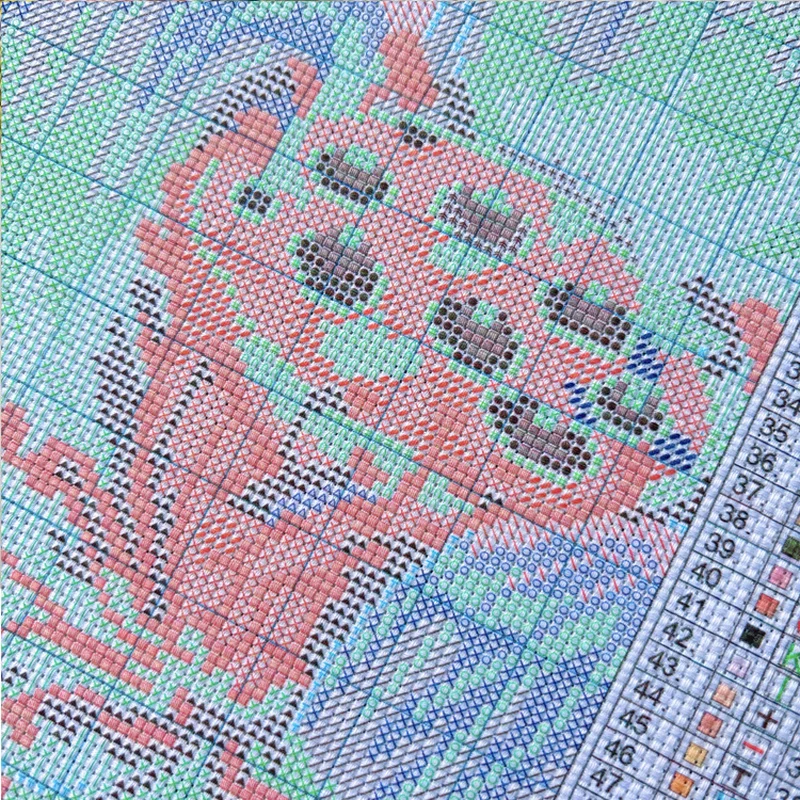 【CC2937 Wiosenny Ogród】 Zestaw – Cross Stitch Stamped Kits Beginners recenzja i cena