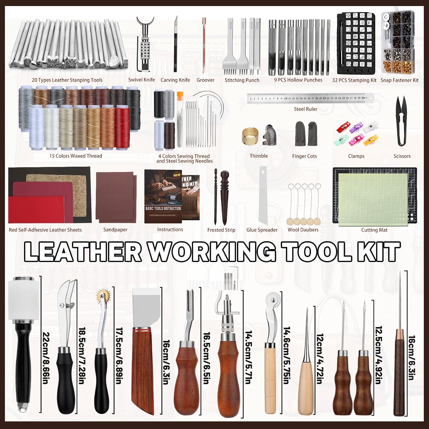 Zestaw do obróbki skóry, narzę – Craft Tools recenzja i cena