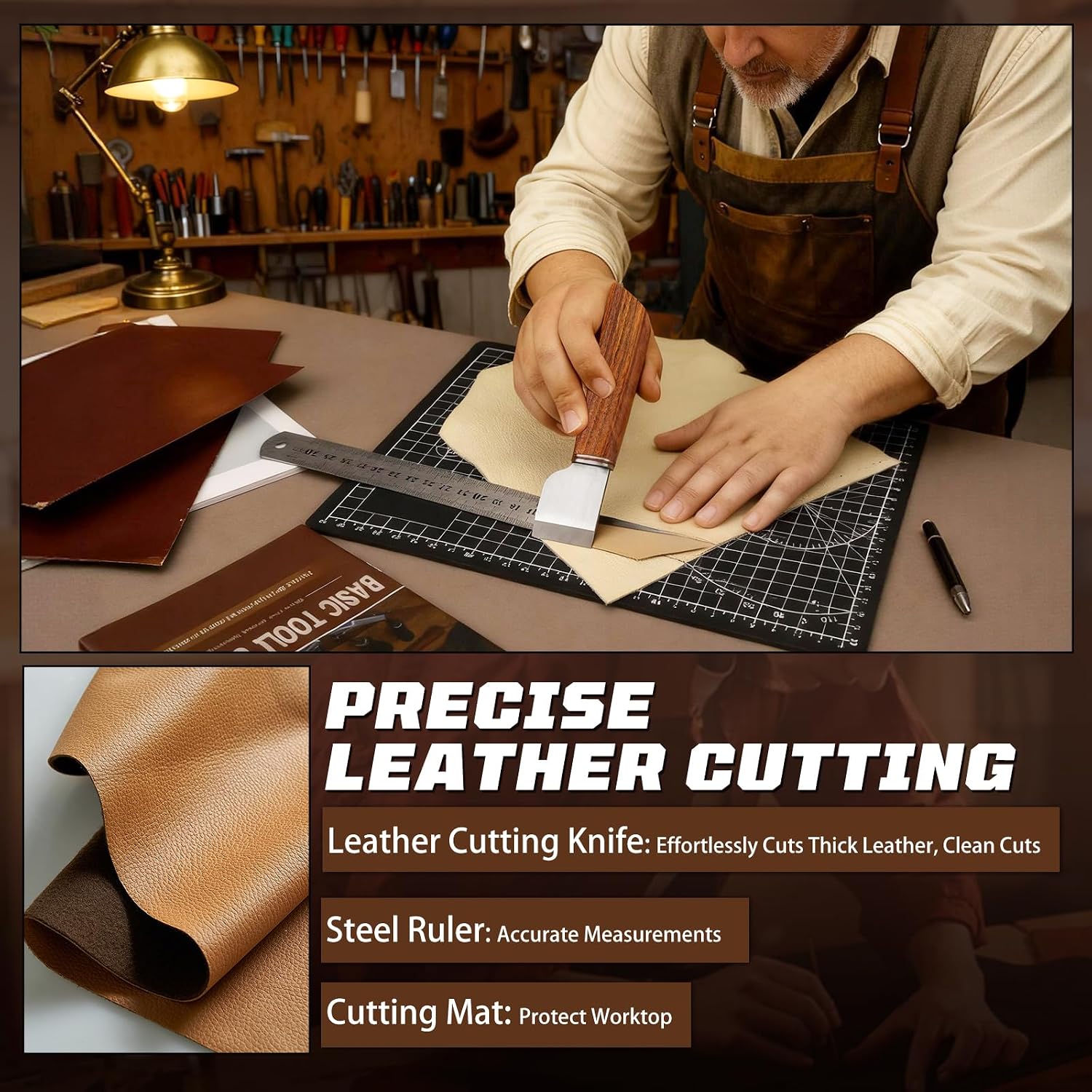Zestaw do obróbki skóry, narzę – Craft Tools recenzja i cena