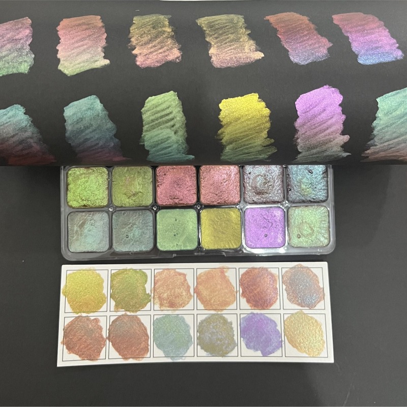 Farba akwarelowa w sztyfcie Ch – Watercolor Paint Set Solid Pigment recenzja i cena