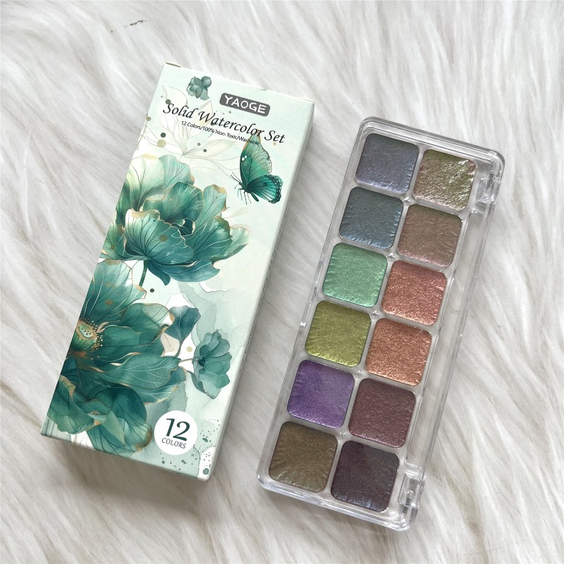 Farba akwarelowa w sztyfcie Ch – Watercolor Paint Set Solid Pigment recenzja i cena