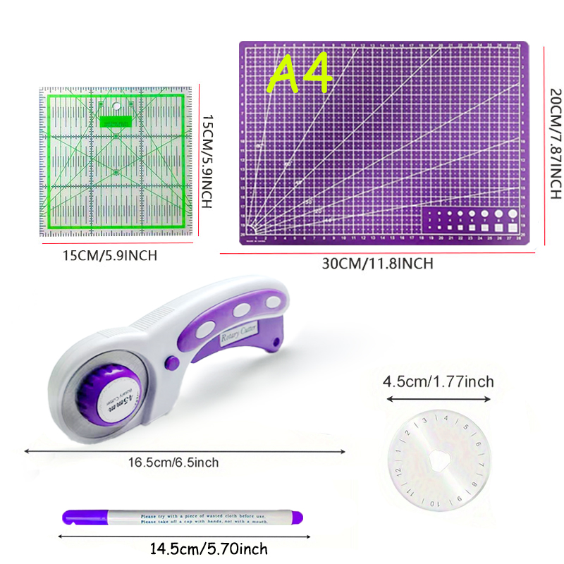 Obcinak rotacyjny 45 mm z pogr – Rotary Cutter For Fabric 45Mm recenzja i cena