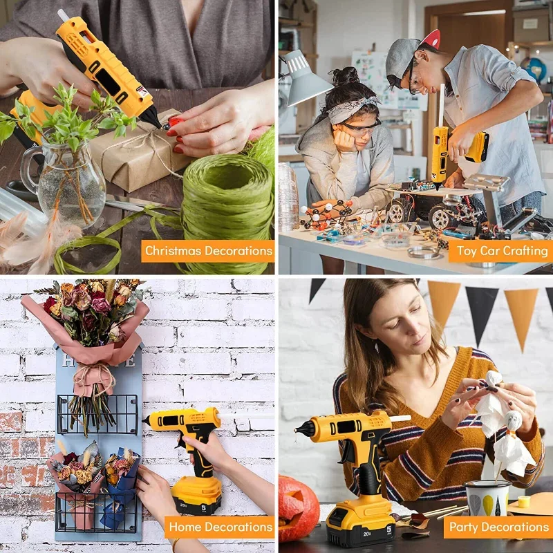 Bezprzewodowy elektryczny ręcz – Hot Melt Glue Gun Cordless recenzja i cena