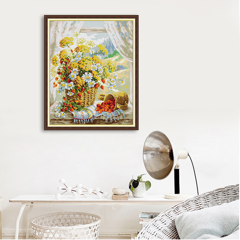 Zestaw do haftu krzyżykowego z – Cross Stitch Stamped Kits Beginners recenzja i cena