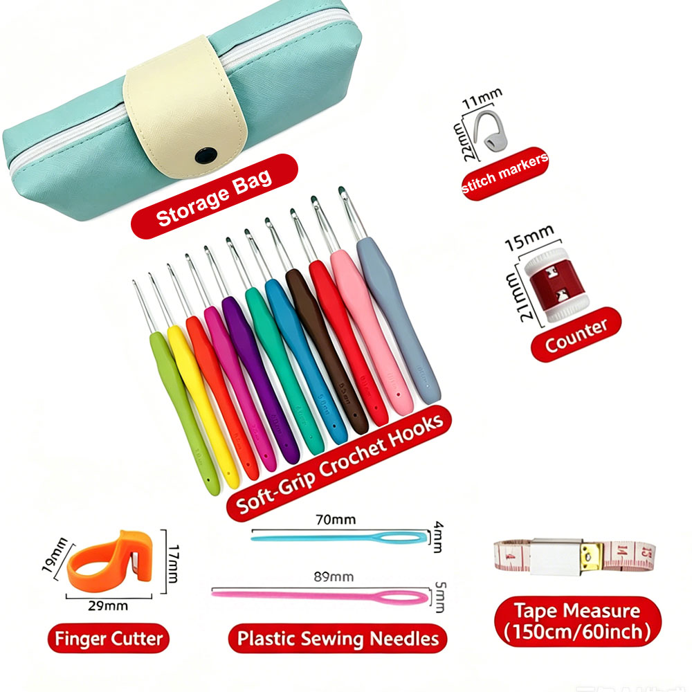 Zestaw 37 szydełek z torbą do  – Sewing recenzja i cena
