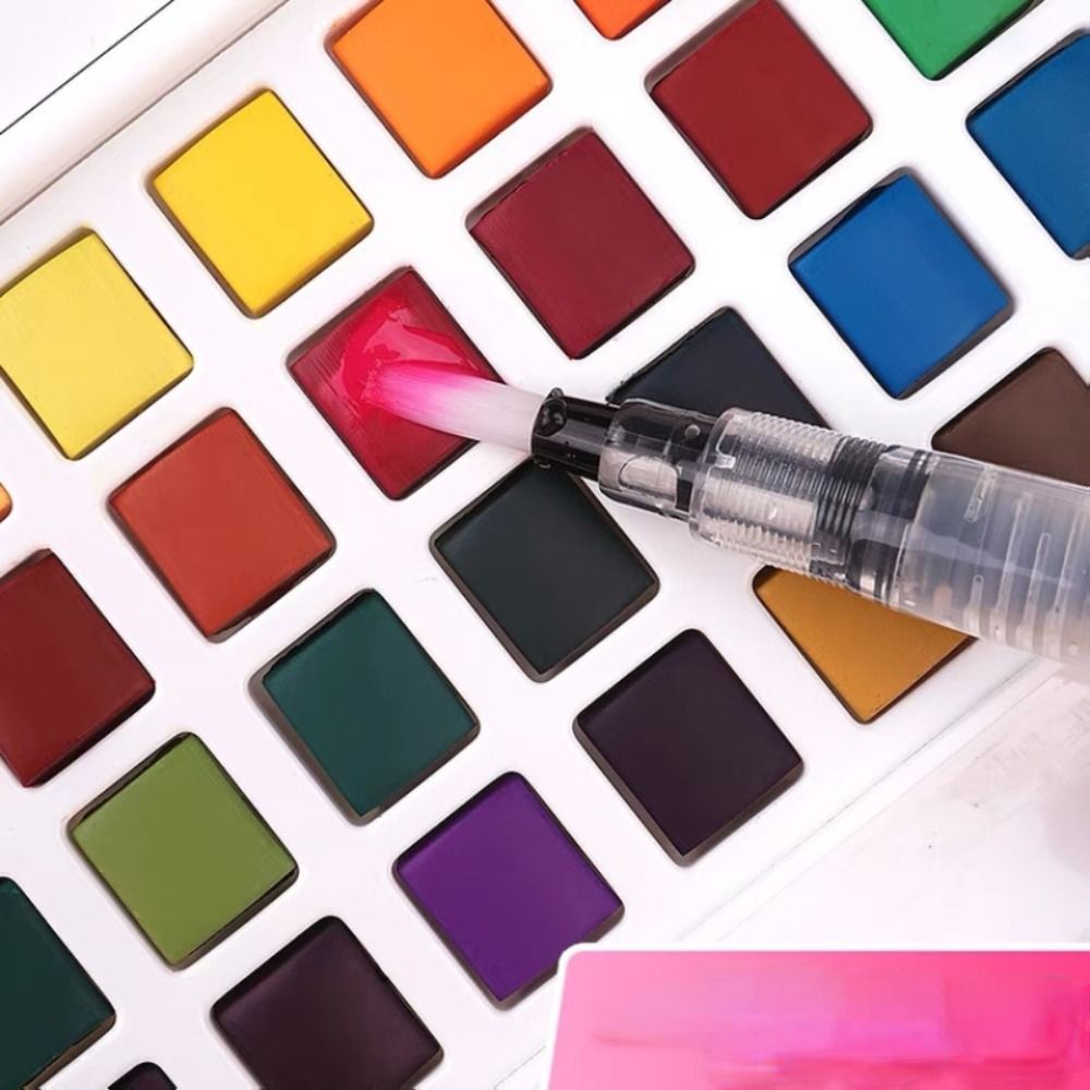 Składany zestaw farb akwarelow – Watercolor Paint Set Solid Pigment recenzja i cena