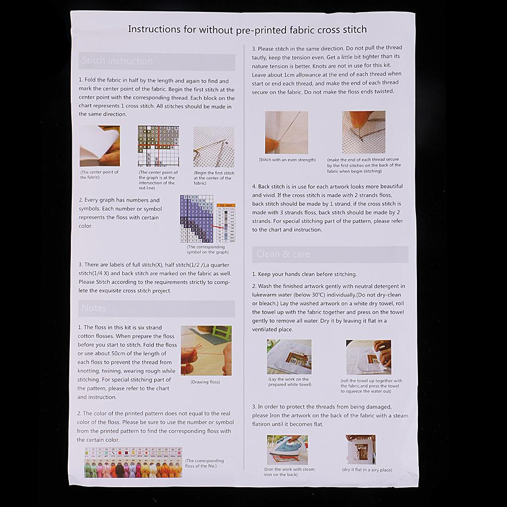 Zestawy do haftu krzyżykowego  – Cross Stitch Stamped Kits Beginners recenzja i cena