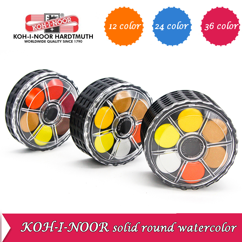 KOH-I-NOOR stałe akwarela pigm – Watercolor Paint Set Solid Pigment recenzja i cena