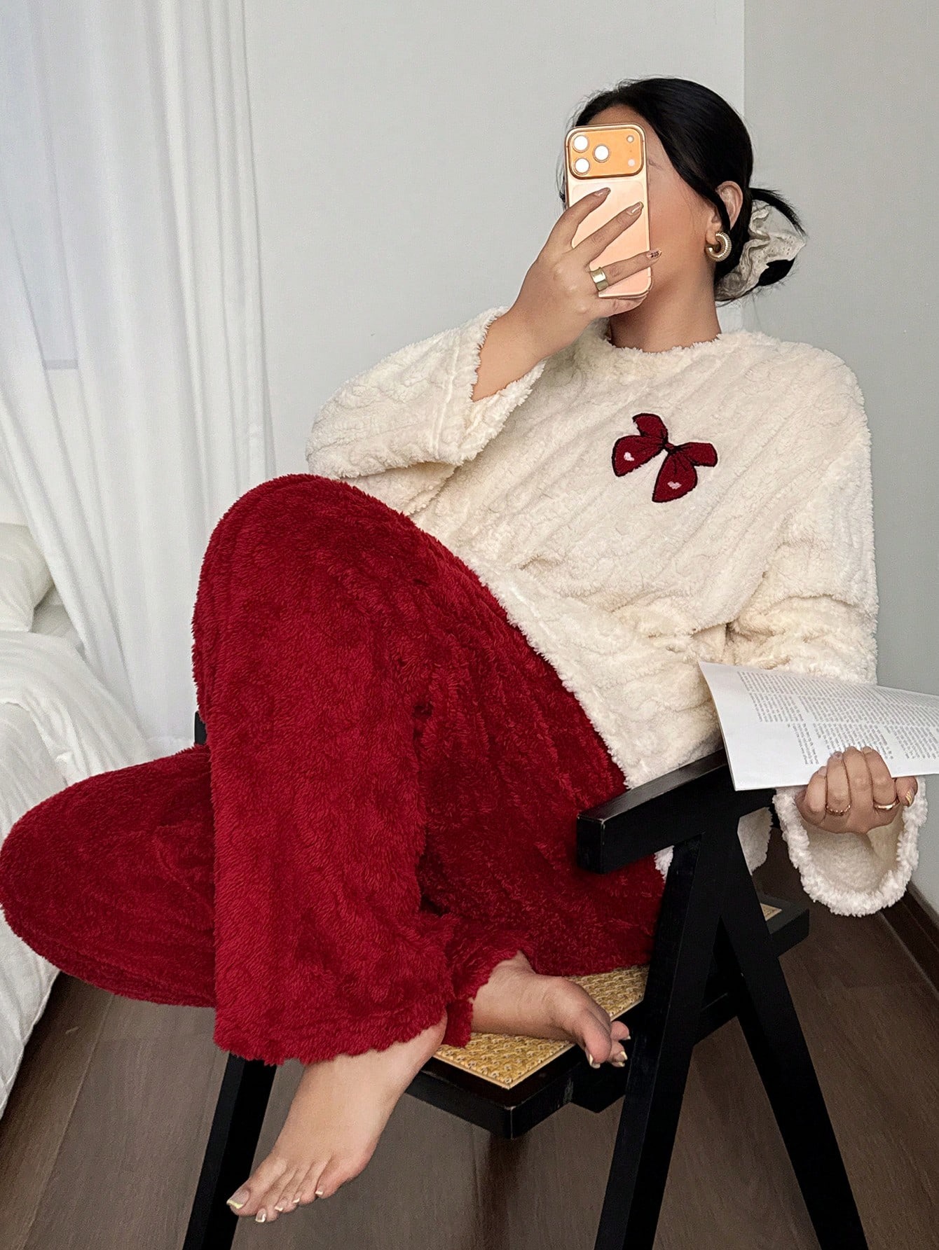 Damskie piżamy plus size 1XL-5 – Embroidery recenzja i cena